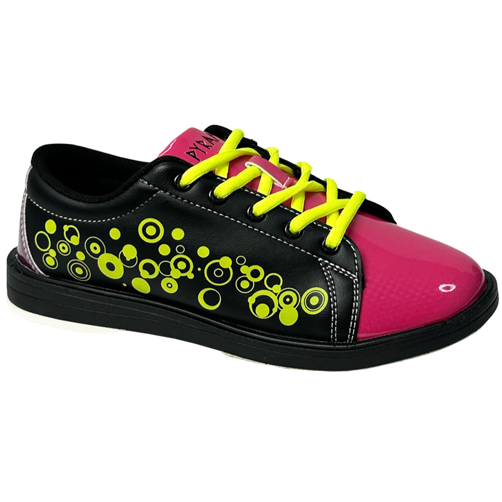 Womens Rain Black/Hot Pink/Lime Green